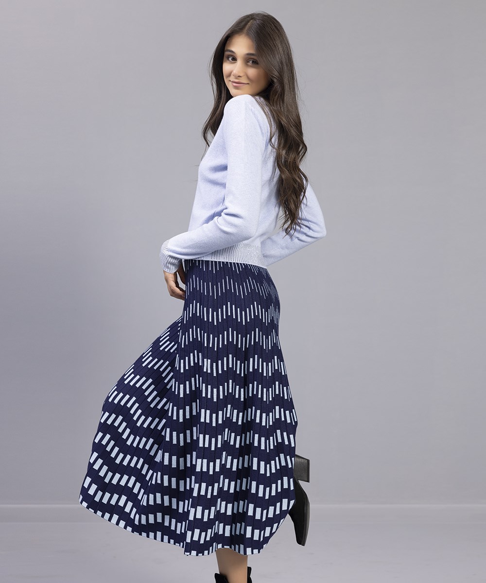 【タグ付き】Geometric Pattern Knitted Skirt タグ付き】Geometric Pattern Knitted Skirt - メルカリ